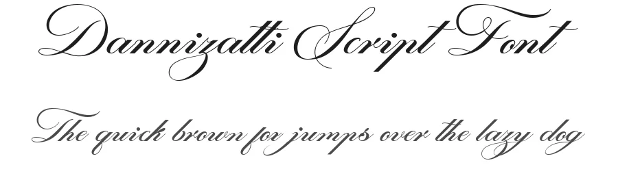 Dannizatti Script Font by SlexStudio — Script Handwritten Font
