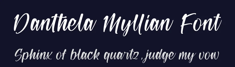 Danthela Myllian Font by letterfabric — Script Handwritten Font — thumbnail 2