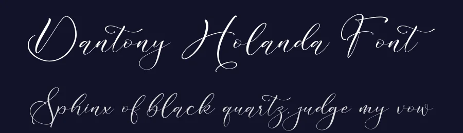 Dantony Holanda Font by letterfabric — Script Handwritten Font — thumbnail 2