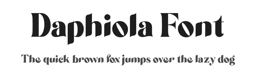 Daphiola Font by Fontliner — Display Font