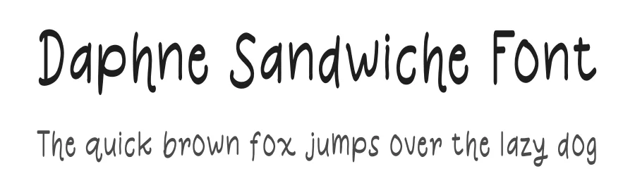 Daphne Sandwiche Font by enxyclo — Script Handwritten Font