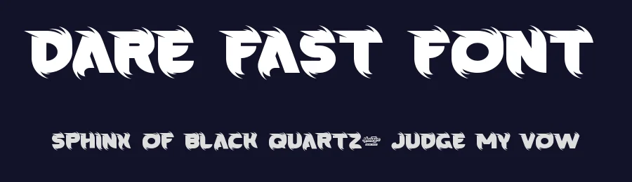 Dare Fast Font by noahtype — Decorative Font — thumbnail 2