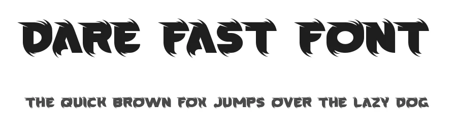 Dare Fast Font by noahtype — Decorative Font