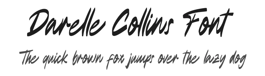 Darelle Collins Font by Ronny_STD — Script Handwritten Font