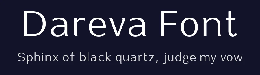 Dareva Font by Dedekurniawan — Display Font — thumbnail 2