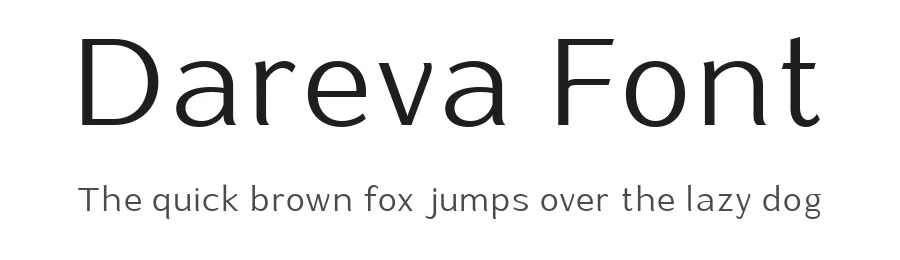 Dareva Font by Dedekurniawan — Display Font