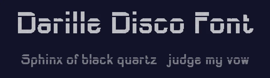 Darille Disco Font by craftsupplyco — Display Font — thumbnail 2