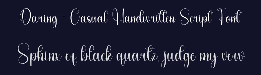 Daring – Casual Handwritten Script Font by andikastudio — Script Handwritten Font — thumbnail 2