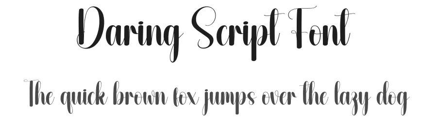 Daring Script Font by andikastudio — Script Handwritten Font