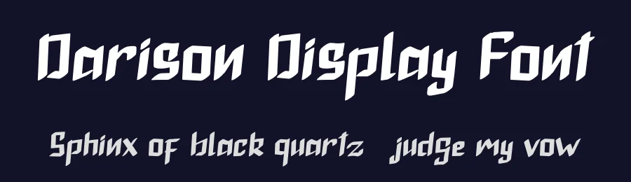 Darison Display Font by Yoga Letter — Display Font — thumbnail 2