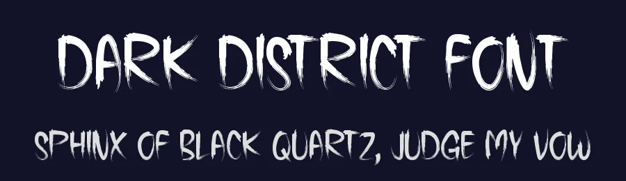 Dark District Font by Seemly Fonts — Display Font — thumbnail 2