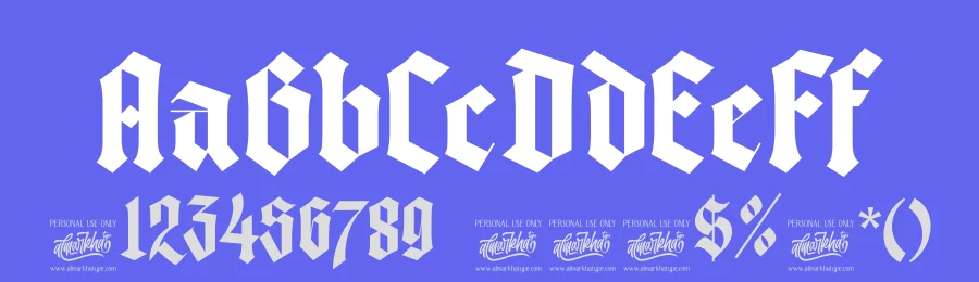 Dark Heritage Font by Almarkha Type — Blackletter Font — thumbnail 3
