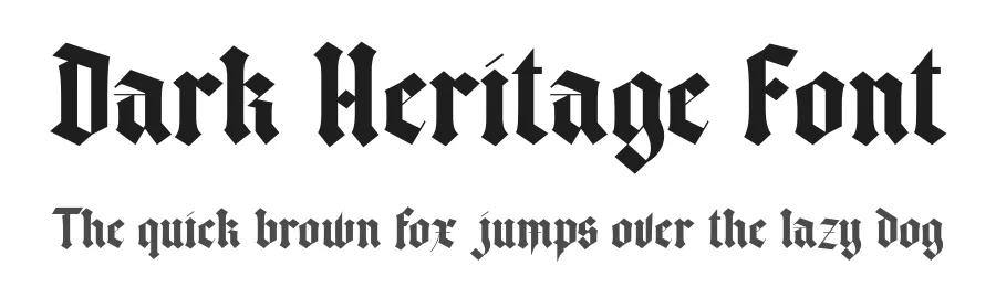 Dark Heritage Font by Almarkha Type — Blackletter Font