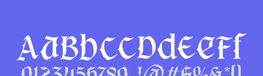 Dark Hermes Font by alit design — Blackletter Font — thumbnail 3
