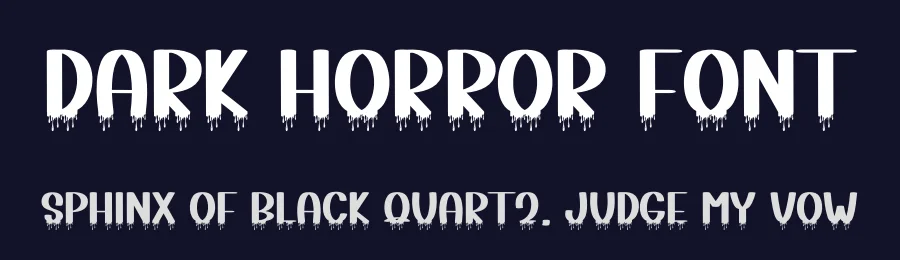 Dark Horror Font by FreshType INK — Sans Serif Font — thumbnail 2