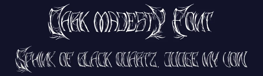 Dark Majesty Font by letterara — Display Font — thumbnail 2
