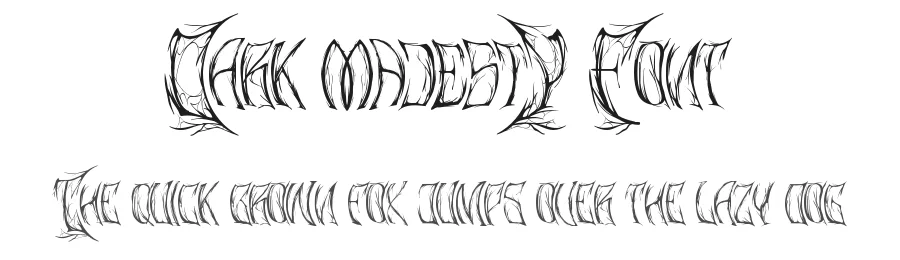 Dark Majesty Font by letterara — Display Font