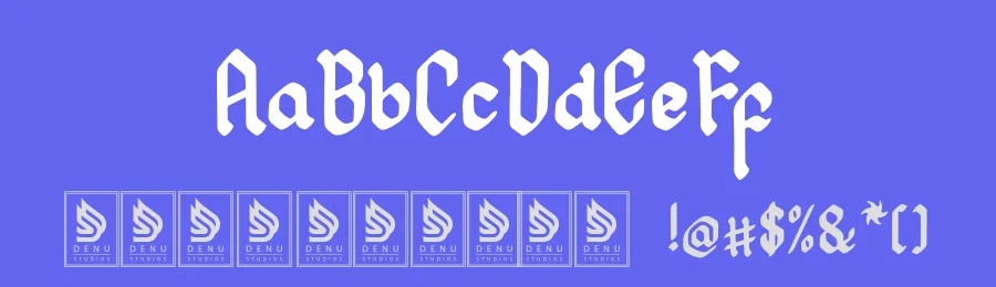 Dark Midaz Font by Denustudios — Blackletter Font — thumbnail 3