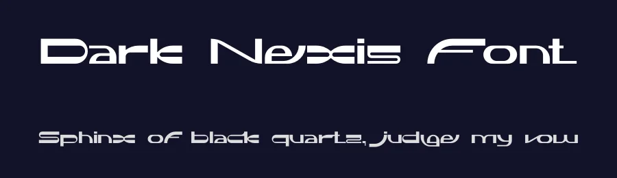 Dark Nexis Font by erifqizefont — Display Font — thumbnail 2