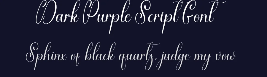 Dark Purple Script Font by andikastudio — Script Handwritten Font — thumbnail 2