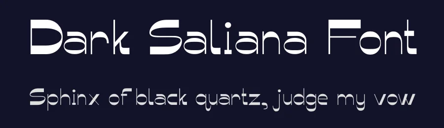 Dark Saliana Font by Cerasus Designs — Display Font — thumbnail 2