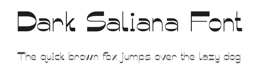 Dark Saliana Font by Cerasus Designs — Display Font