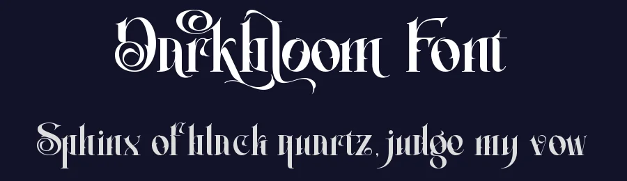 Darkbloom Font by letterara — Serif Font — thumbnail 2