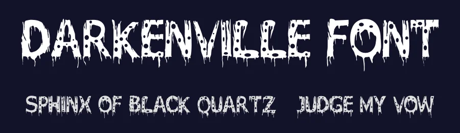 Darkenville Font by pandekastudio — Decorative Font — thumbnail 2
