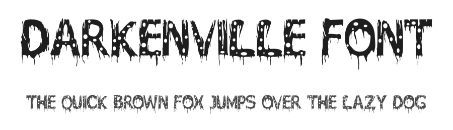Darkenville Font by pandekastudio — Decorative Font