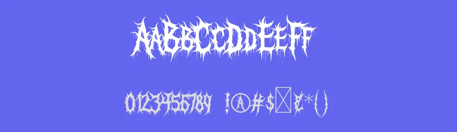 Darkhorn – Death Metal Font by MasyafiStudio — Blackletter Font — thumbnail 3