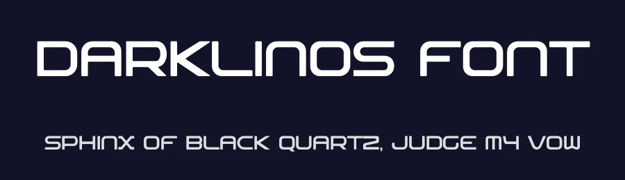 Darklinos Font by UICreative — Display Font — thumbnail 2