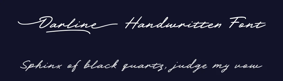 Darline Handwritten Font by Ef Studio — Script Handwritten Font — thumbnail 2