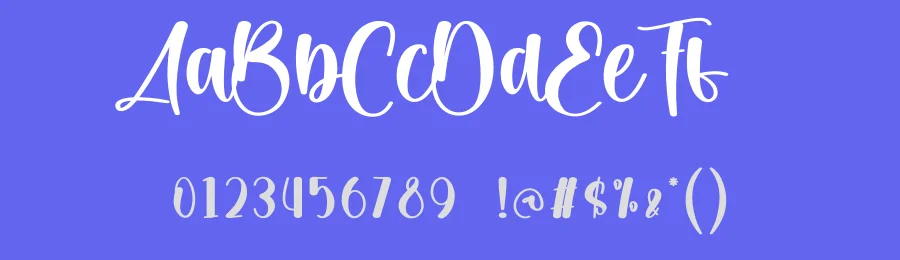 Darling Birthday Script Font by creativeletter — Script Handwritten Font — thumbnail 3