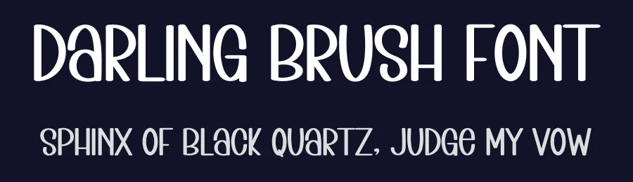 Darling Brush Font by inermediaSTUDIO — Display Font — thumbnail 2