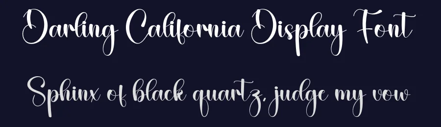 Darling California Display Font by creativeletter — Script Handwritten Font — thumbnail 2