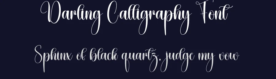 Darling Calligraphy Font by creativeletter — Script Handwritten Font — thumbnail 2
