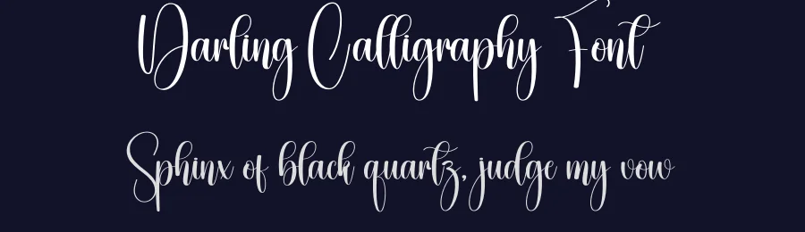 Darling Calligraphy Font by creativeletter — Script Handwritten Font — thumbnail 2