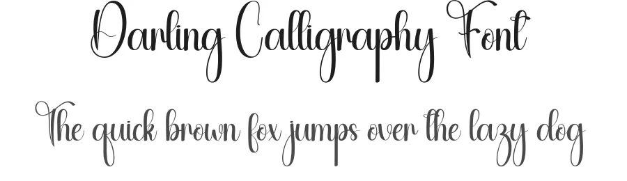 Darling Calligraphy Font by andikastudio — Script Handwritten Font