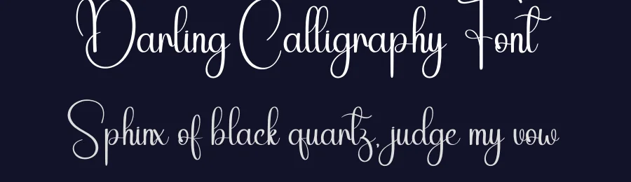 Darling Calligraphy Font by creativeletter — Script Handwritten Font — thumbnail 2