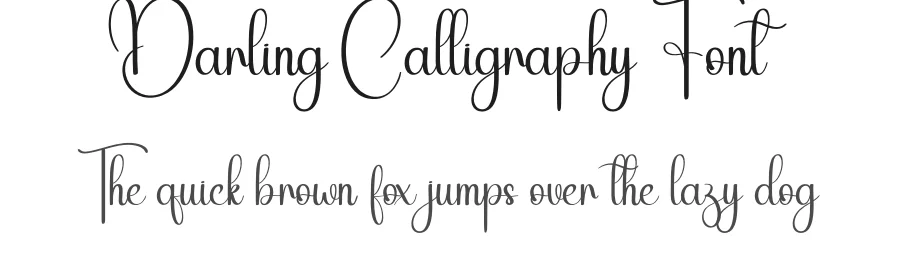 Darling Calligraphy Font by creativeletter — Script Handwritten Font