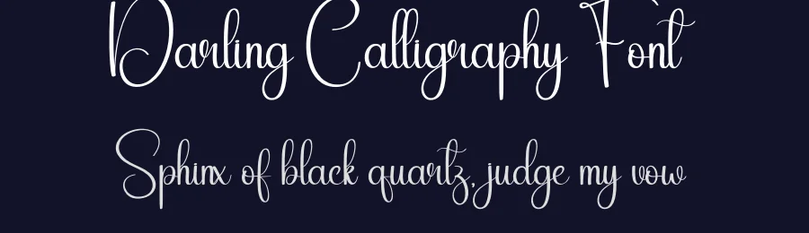 Darling Calligraphy Font by creativeletter — Script Handwritten Font — thumbnail 2
