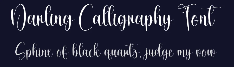 Darling Calligraphy Font by creativeletter — Script Handwritten Font — thumbnail 2