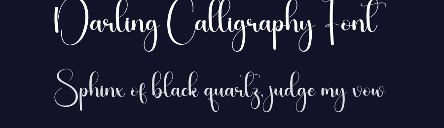 Darling Calligraphy Font by creativeletter — Script Handwritten Font — thumbnail 2