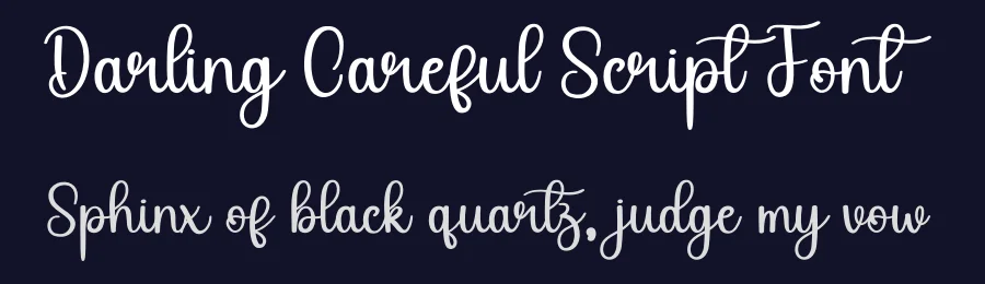 Darling Careful Script Font by andikastudio — Script Handwritten Font — thumbnail 2