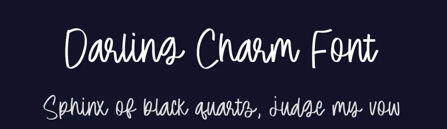 Darling Charm Font by Timur type — Script Handwritten Font — thumbnail 2