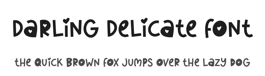 Darling Delicate Font by Timur type — Display Font