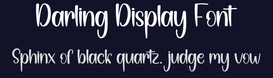 Darling Display Font by andikastudio — Display Font — thumbnail 2