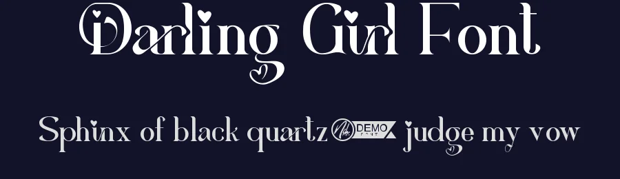 Darling Girl Font by nihstudio — Display Font — thumbnail 2