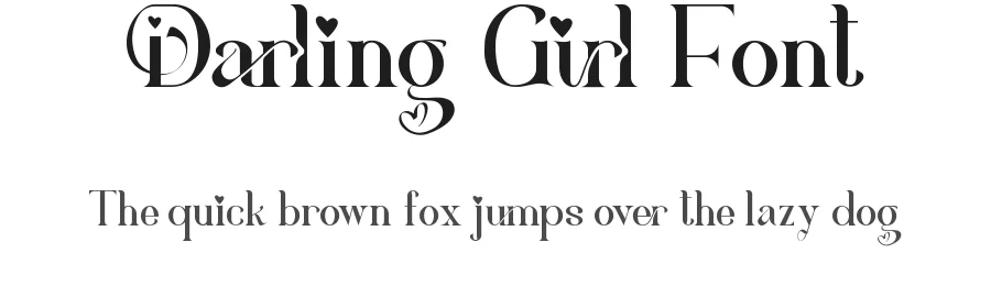 Darling Girl Font by nihstudio — Display Font