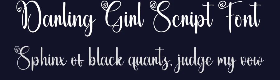 Darling Girl Script Font by creativeletter — Script Handwritten Font — thumbnail 2